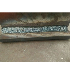 直角焊板对板焊接学员作品