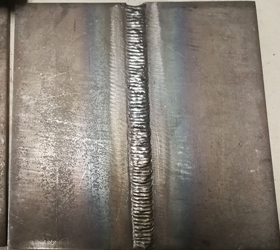 板对板焊接二保焊打低填充作品
