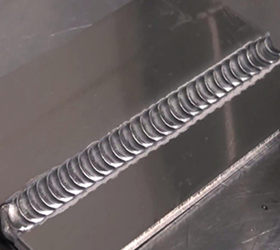 反月牙式板对板焊接作品